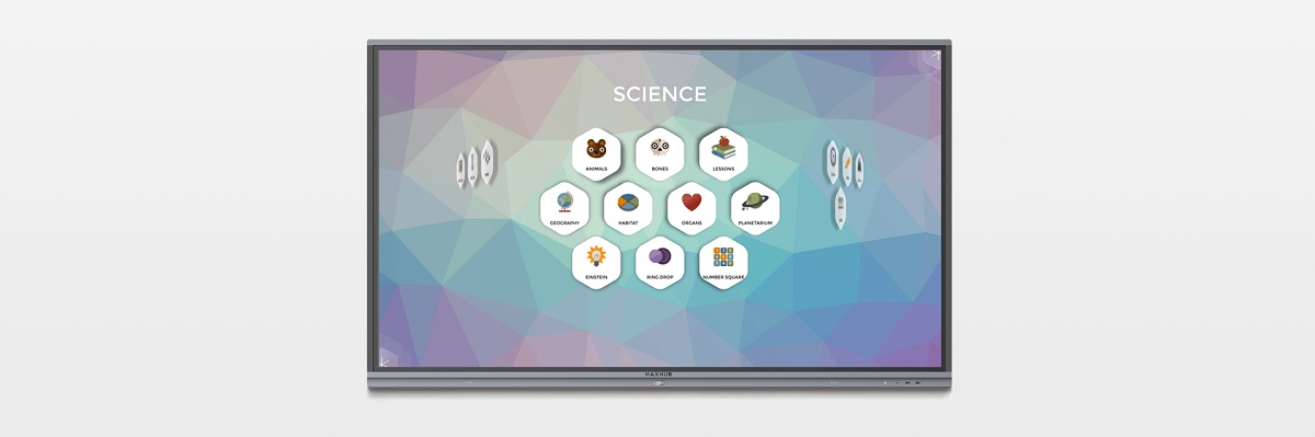 Màn hình tương tác Maxhub cung cấp phần mềm Snowflake nền tảng giáo dục thông minh